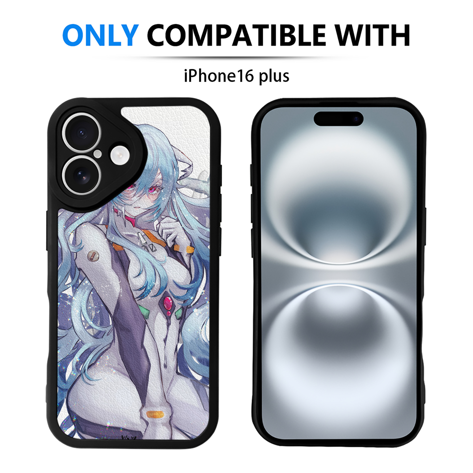 （画像用） EVA 新世紀エヴァンゲリオン 【iPhone 16シリーズ対応】シリコンスマホケース（レザー調） 材質：シリコン